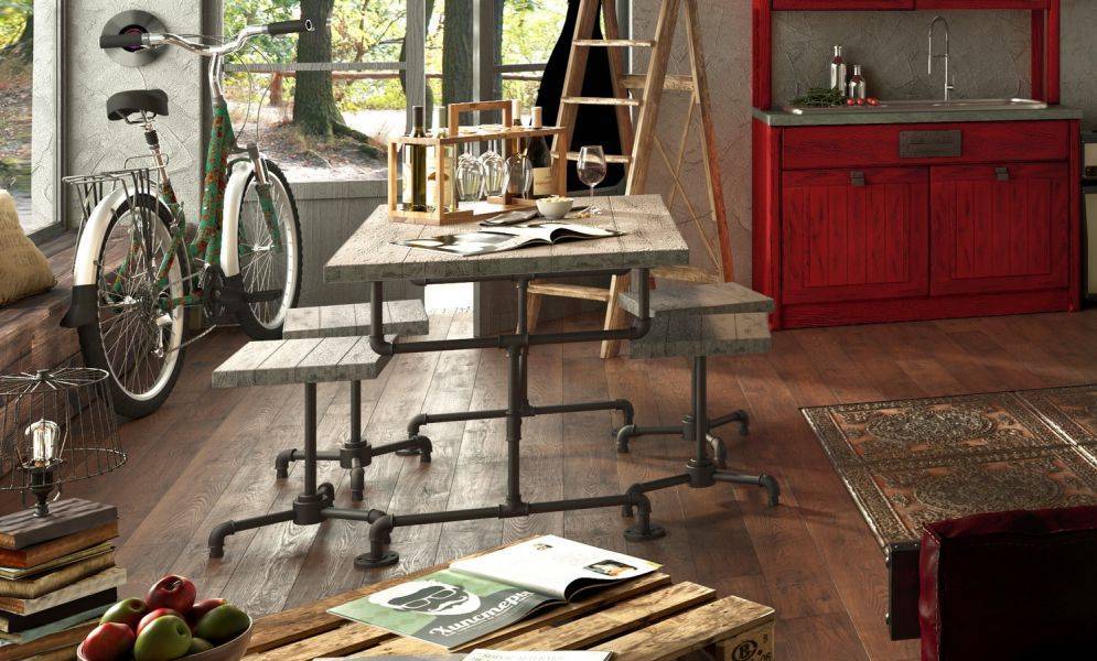 столовая группа home collection в стиле loft в Якутске