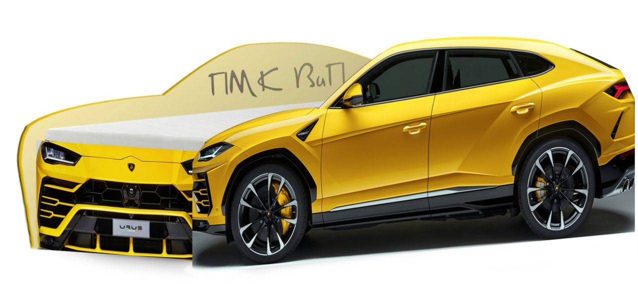 кровать-машинка lamborghini urus в Якутске