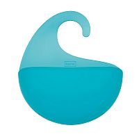 органайзер для ванной surf m, прозрачно-бирюзовый в Якутске