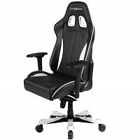 кресло геймерское dxracer king ks57 черно-белое в Якутске