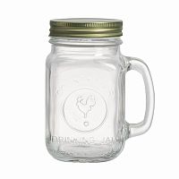 кружка с крышкой bormioli rocco drinking jar в Якутске