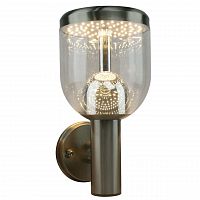 уличный настенный светодиодный светильник arte lamp inchino a8163al-1ss в Якутске