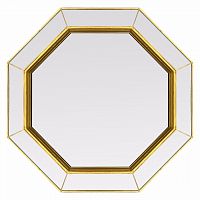 зеркало золотое венецианское восьмиугольное espresso gold в Якутске