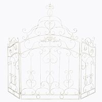 каминный экран «клермон» белый в Якутске