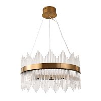 люстра stripglass 50 латунь, прозрачное стекло в Якутске