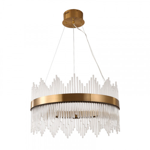 люстра stripglass 50 латунь, прозрачное стекло в Якутске