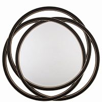 зеркало круглое черное большое диаметр 120 см round s в Якутске