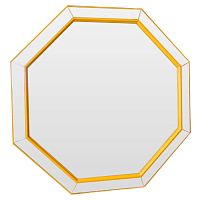 зеркало венецианское восьмиугольное желтое yellow octagon в Якутске