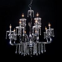 люстра mdp09059-12a от illuminati прозрачная/ хром в Якутске