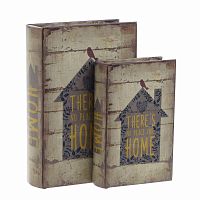 шкатулкикниги, набор из 2 шт. коричневого цвета в Якутске