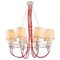 подвесная люстра arte lamp sergio a3325lm-8wh в Якутске