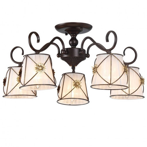 потолочная люстра arte lamp 72 a5495pl-5br в Якутске