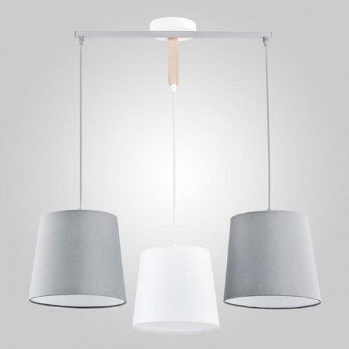 подвесная люстра tk lighting 1279 balance серая в Якутске