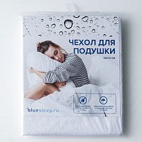 чехол защитный на подушку с мембраной blue sleep hybrid 050*070 в Якутске