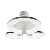 потолочный светодиодный светильник idlamp jenevra 397/3pf-ledwhitechrome в Якутске