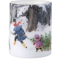 свеча большая elsa beskow рождественское дерево, 12х10 см в Якутске