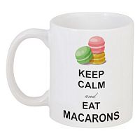 кружка с рисунком macarons в Якутске