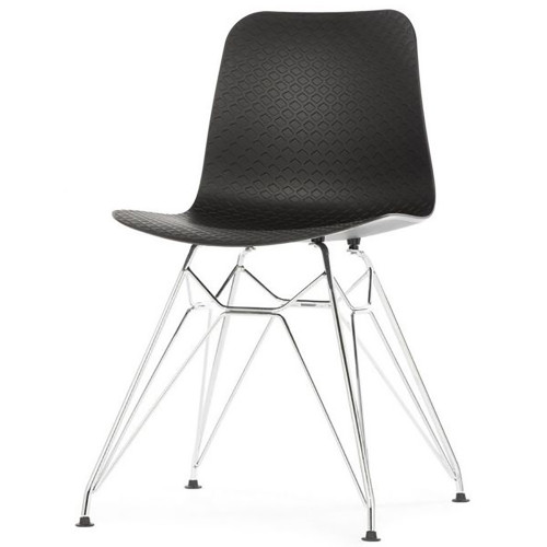 стул eiffel (eames style) черный в Якутске