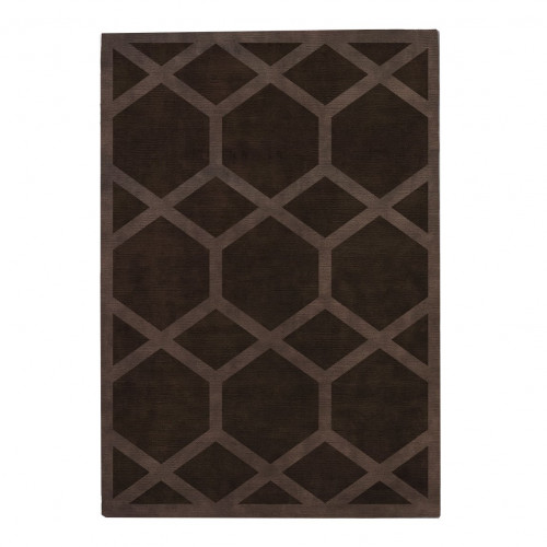 ковер ashton cocoa coffe 120x170 коричневый в Якутске