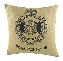 подушка с гербом королевского royal yacht club в Якутске