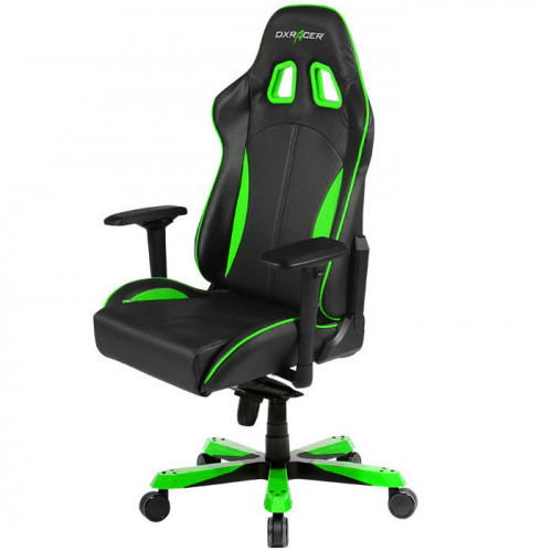 кресло геймерское dxracer king ks57 черно-зеленое в Якутске