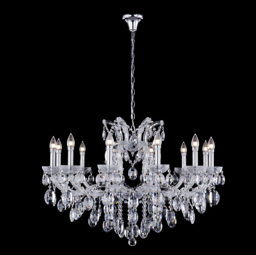 подвесная люстра crystal lux hollywood sp12 chrome в Якутске