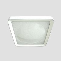 потолочный светодиодный светильник ambrella light orbital crystal sand fs1216 wh/wh 72w+29w d500*500 в Якутске