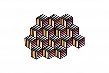 ковер parquet hexagon orange 305x188 от gan в Якутске