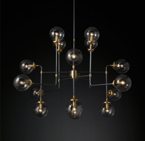 люстра bistro 16 черная, бронза в Якутске