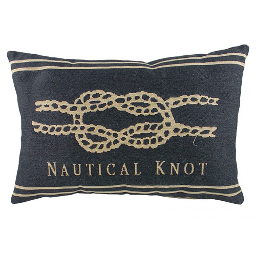 подушка с морским узлом nautical knot denim в Якутске