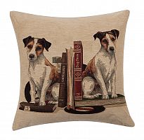 подушка с джек-рассел терьерами bookends jack russell в Якутске