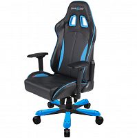 кресло геймерское dxracer king ks57 черно-синее в Якутске