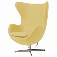 кресло egg chair желтое в Якутске