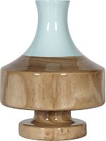 ваза настольная rustic chic vase blue wood в Якутске