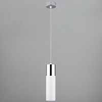 подвесной светильник eurosvet double topper 50135/1 led хром/белый в Якутске