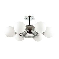 потолочная люстра odeon light miolla 3972/7c белая в Якутске