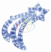 светодиодная фигура летящая звездочка 62см в Якутске