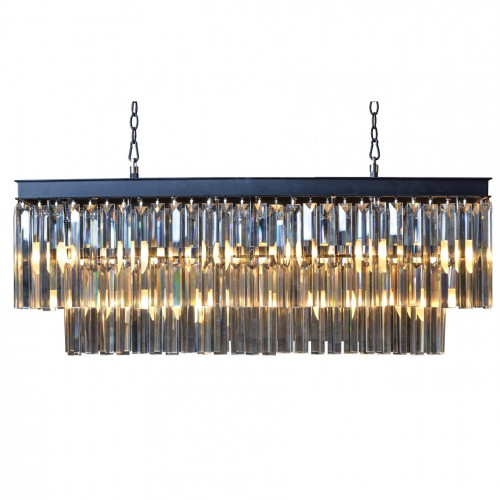 люстра odeon l80 black&glass черная, прозрачное в Якутске