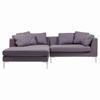 диван charles sofa угловой фиолетовый в Якутске