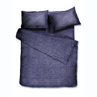 комплект постельного белья decoflux сатин семейный indigo dots в Якутске
