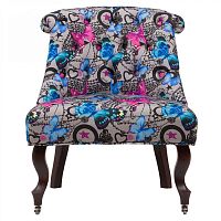 кресло мягкое amelie french country chair бабочки в Якутске