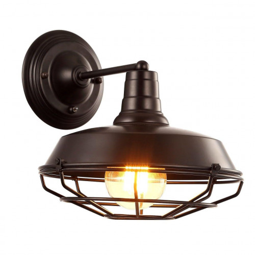 бра arte lamp ferrico a9183ap-1bk в Якутске