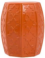 керамический столик-табурет garden stool оранжевый в Якутске