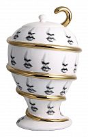 декоративная ваза с крышкой пьеро форназетти serpentino gold в Якутске
