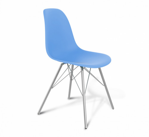 стул dsr голубой s37 (eames style) в Якутске