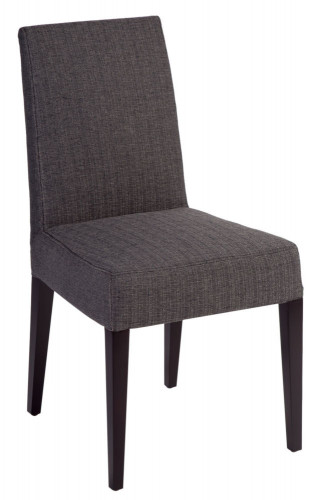 стул aylso dining chair кожа тёмно-серая в Якутске