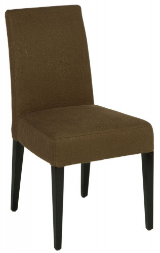 стул aylso dining chair кожа коричневая в Якутске