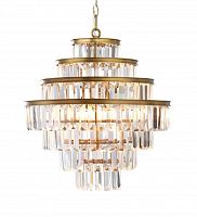 люстра alaine 50 латунь, прозрачное стекло в Якутске