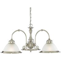 подвесная люстра arte lamp american diner a9366lm-3ss белая в Якутске