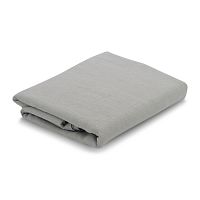 простыня из стираного льна серого цвета essential 240х270 в Якутске